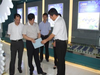 兗州區(qū)副區(qū)長劉曉林一行蒞臨天意機械指導(dǎo)工作！