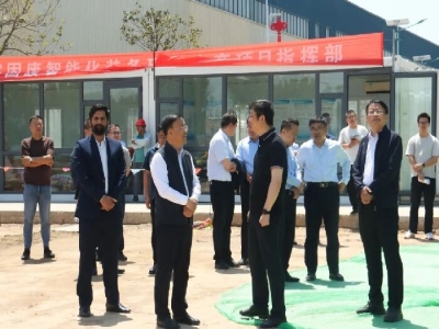王慶帶隊調研天意機械大宗固體廢物循環(huán)利用技術及智能化裝備研發(fā)生產項目